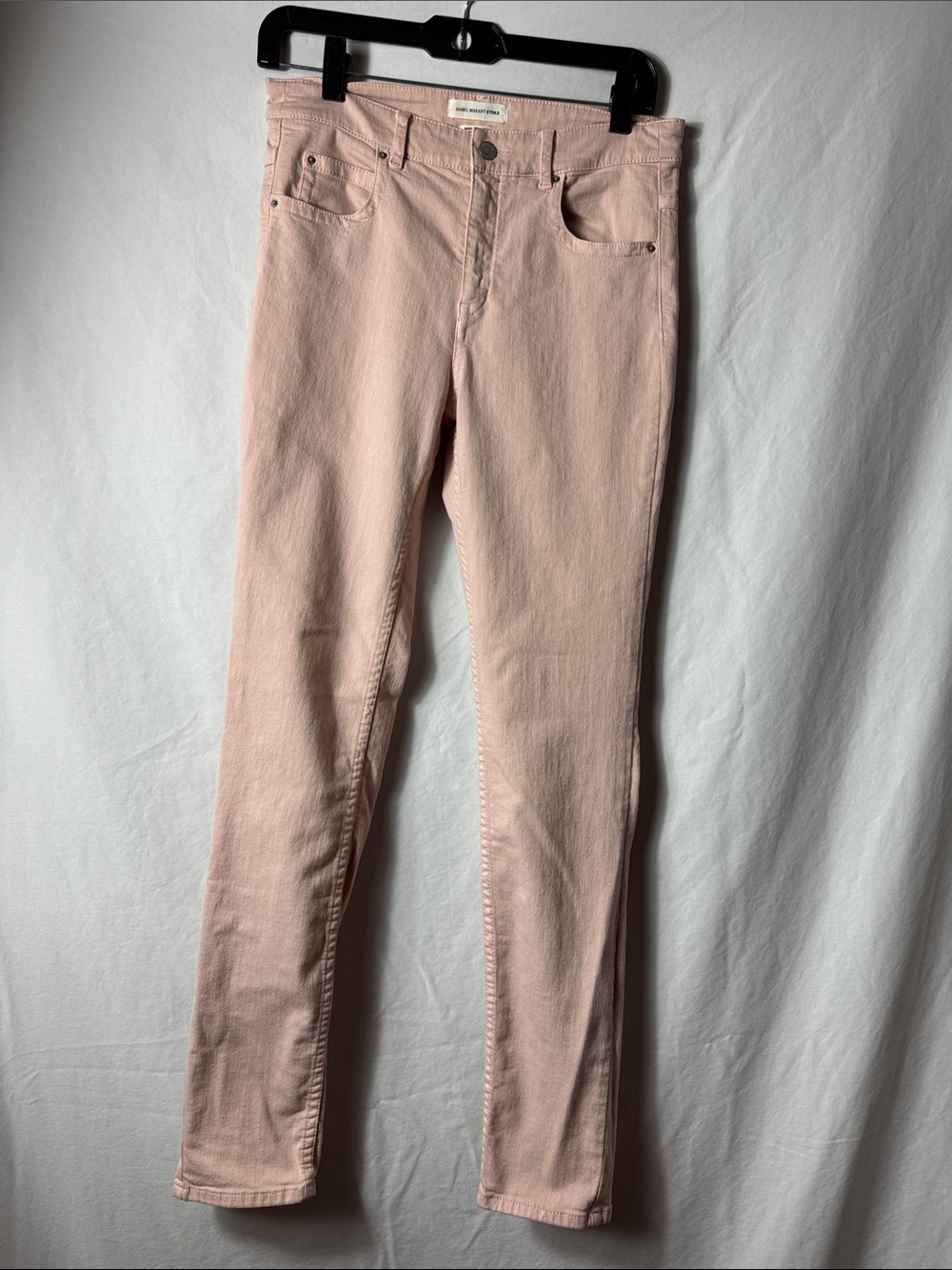 Isabel Marant Slim Skinny Jeans in Blush Pink